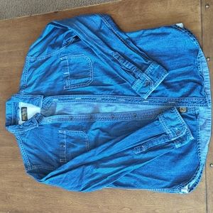 Men's Denim Button Down